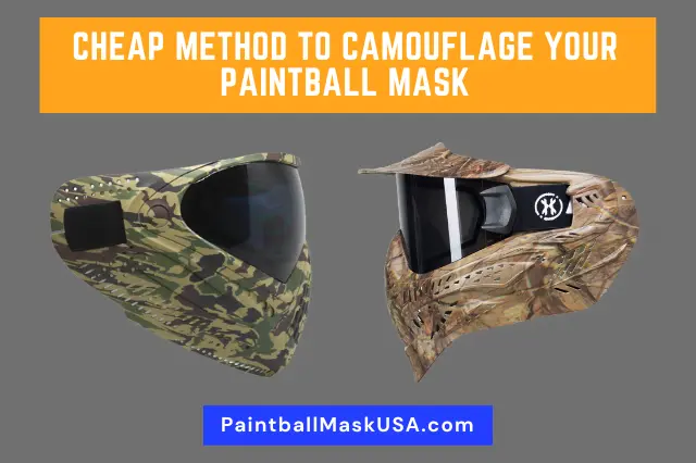 Cheap Method to Camouflage Your Paintball Mask